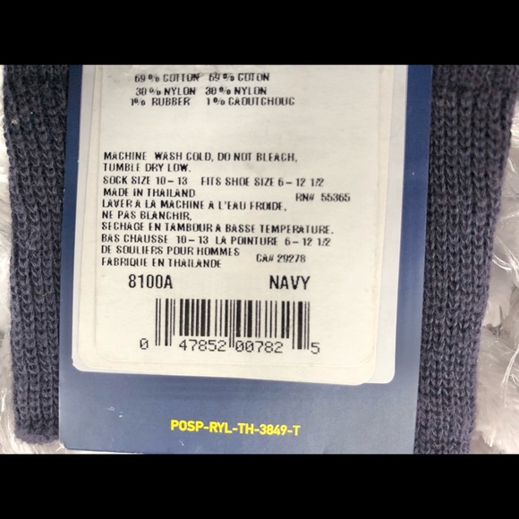 New with tags POLO RALPH LAUREN Cotton Logo socks - Picture 3 of 3